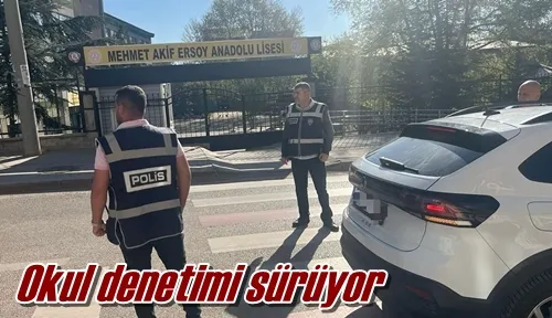 Okul denetimi sürüyor