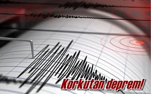 Korkutan deprem!