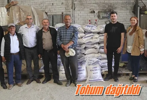 Tohum dağıtıldı