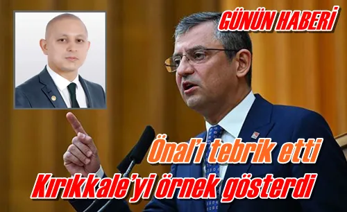 Önal’ı tebrik etti