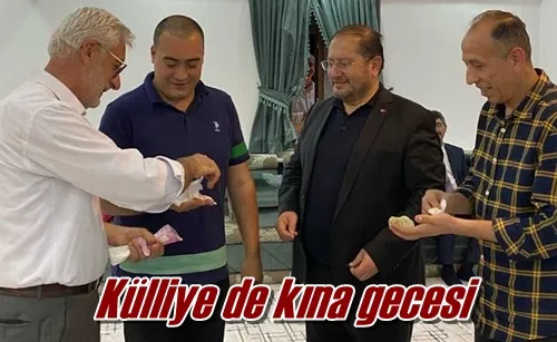 Külliye de kına gecesi