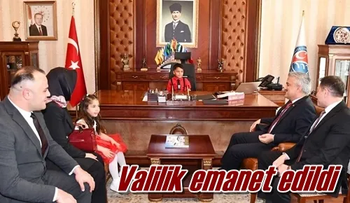 Valilik emanet edildi