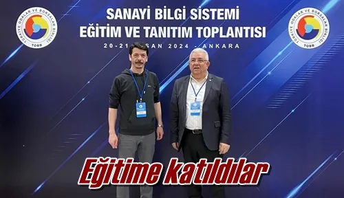 Eğitime katıldılar