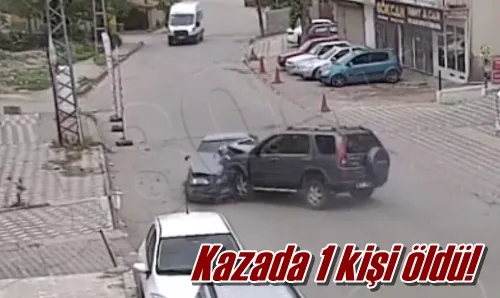 Kazada 1 kişi öldü!