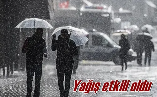 Yağış etkili oldu