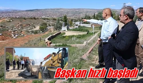 Başkan hızlı başladı