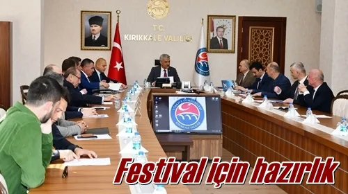 Festival için hazırlık