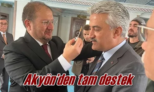 Akyön’den tam destek