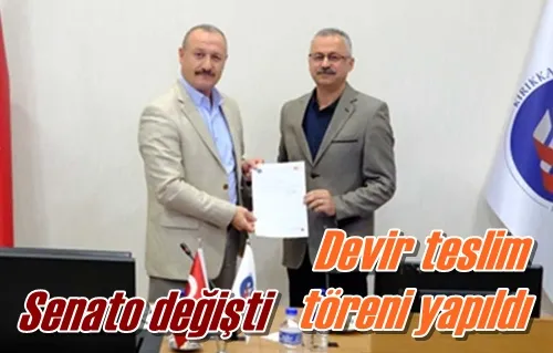 Senato değişti
