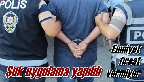 Şok uygulama yapıldı