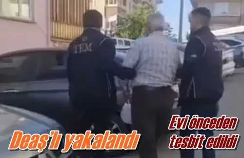 Deaş’lı yakalandı