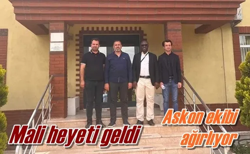 Mali heyeti geldi