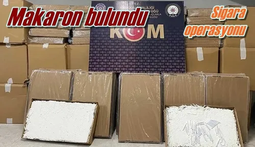 Makaron bulundu