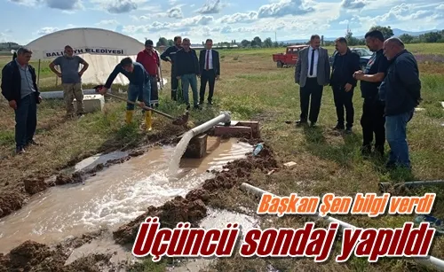 Üçüncü sondaj yapıldı