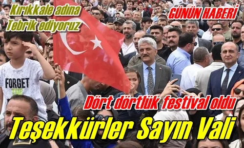Teşekkürler Sayın Valim