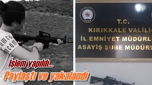 Paylaştı ve yakalandı