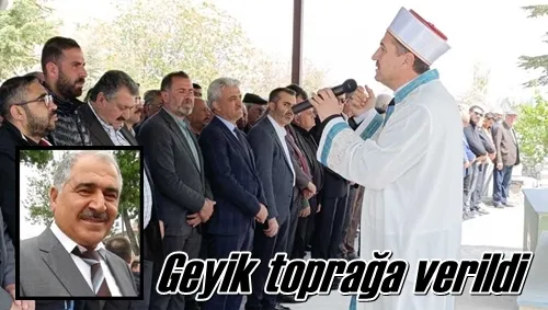 Geyik toprağa verildi