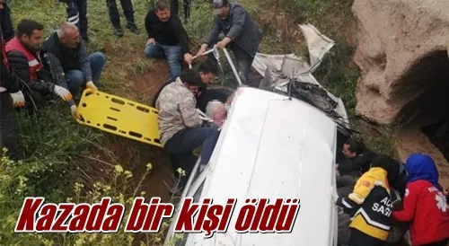 Kazada bir kişi öldü