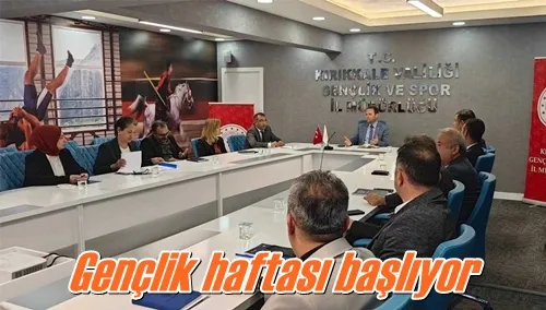 Gençlik haftası başlıyor