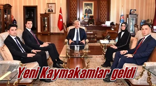 Yeni Kaymakamlar geldi