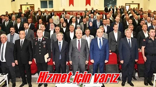 Hizmet için varız