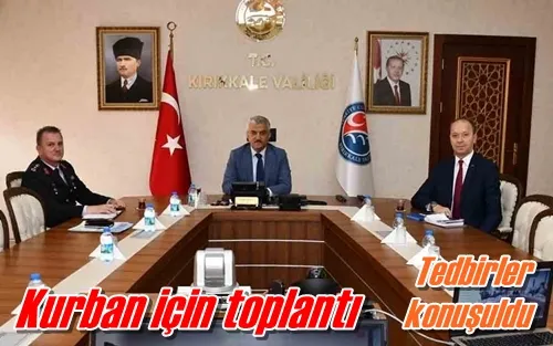 Kurban için toplantı