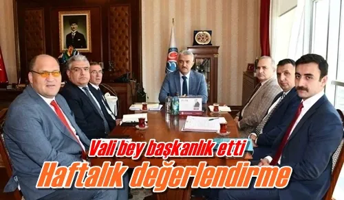 Haftalık değerlendirme
