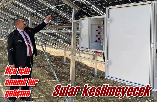 Sular kesilmeyecek