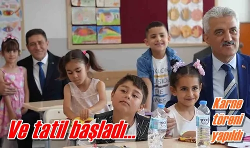 Ve tatil başladı