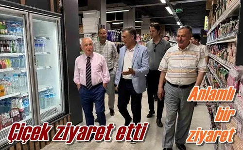 Çiçek ziyaret etti