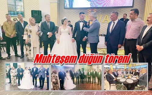 Muhteşem düğün töreni