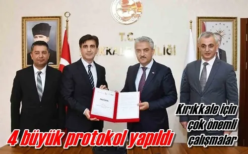 4 büyük protokol yapıldı