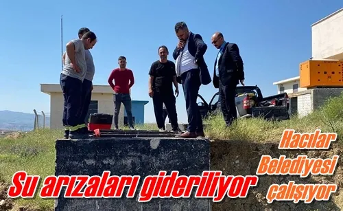 Su arızaları gideriliyor
