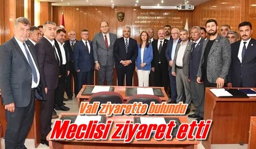 Meclisi ziyaret etti