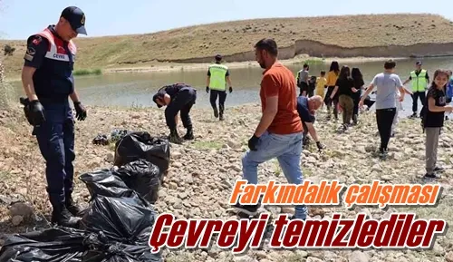 Çevreyi temizlediler
