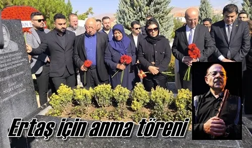 Ertaş için anma töreni