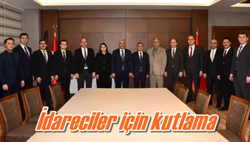 İdareciler için kutlama