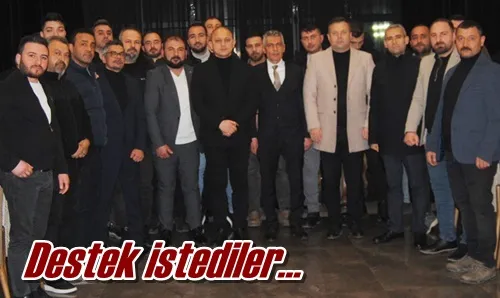 Destek istediler