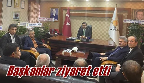 Başkanlar ziyaret etti