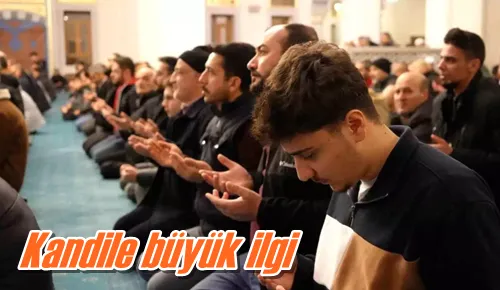 Kandile büyük ilgi