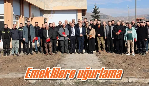 Emeklilere uğurlama