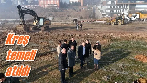 Kreş temeli atıldı