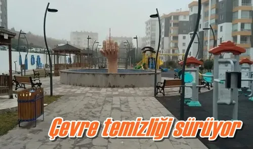 Çevre temizliği sürüyor