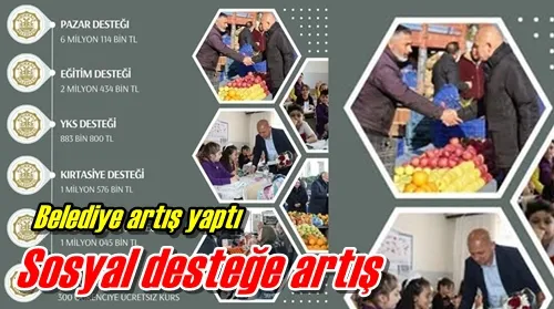 Sosyal desteğe artış