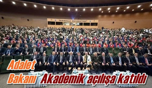 Akademik açılışa katıldı