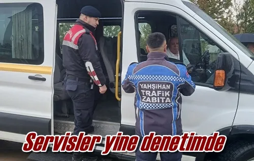 Servisler yine denetimde