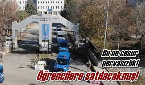 Öğrencilere satılacakmış!
