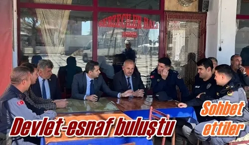 Devlet-esnaf buluştu
