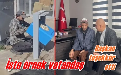 İşte örnek vatandaş