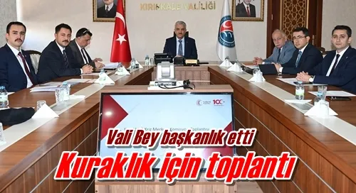 Kuraklık için toplantı